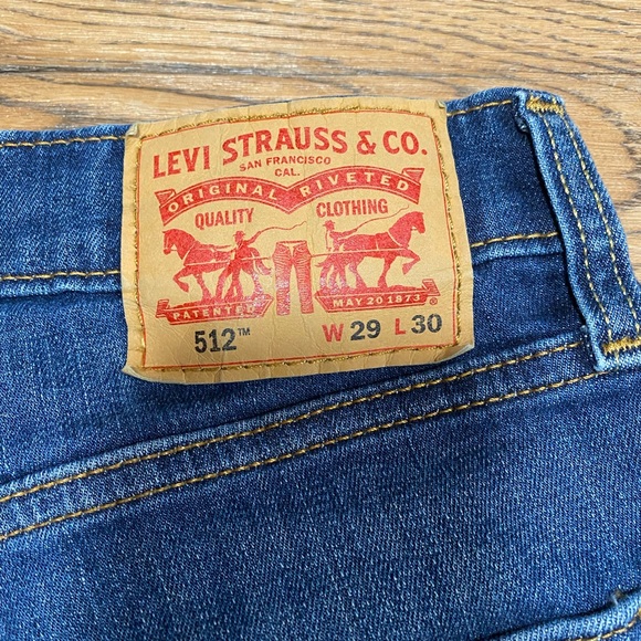 Levi’s 512 Regular Blue Jeans - Picture 4 of 8